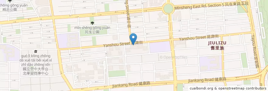 Mapa de ubicacion de J12 Café en Taiwan, New Taipei, Taipei, Songshan District.