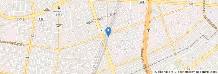 Mapa de ubicacion de つぼみ家 en Japan, 東京都, 千代田区.
