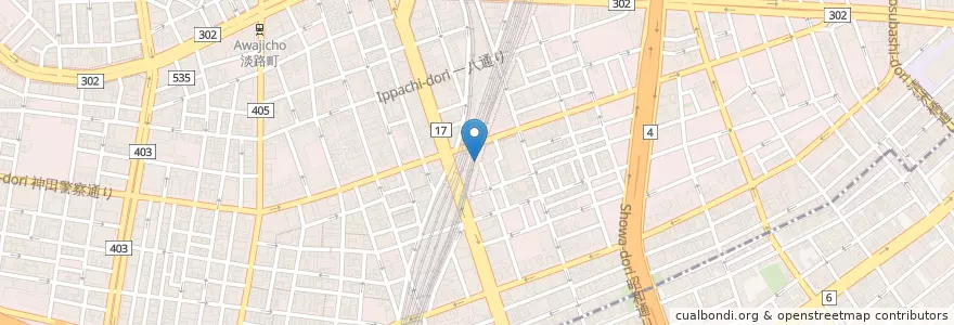 Mapa de ubicacion de は満寿司 en Japan, Tokio, 千代田区.