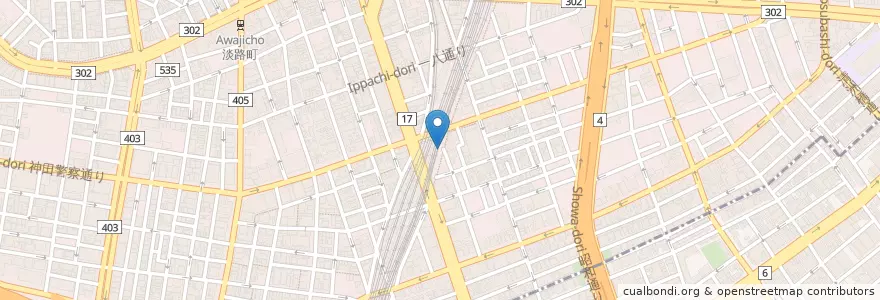 Mapa de ubicacion de 餃子の王将 en 일본, 도쿄도, 치요다.