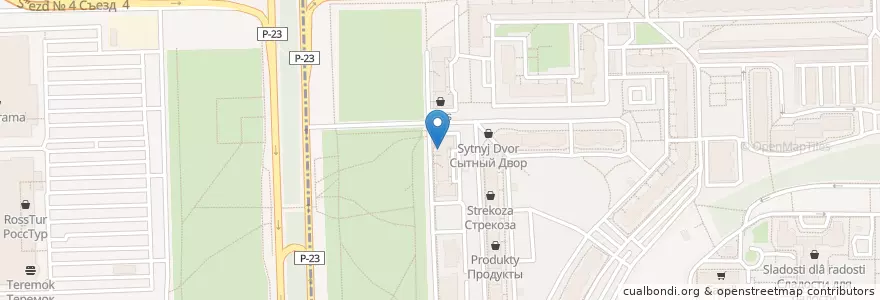 Mapa de ubicacion de Рюмочная en Russia, Northwestern Federal District, Leningrad Oblast, Saint Petersburg, Московский Район, Округ Звёздное.