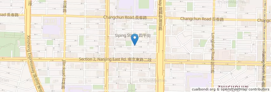Mapa de ubicacion de 至誠整形外科診所 en 臺灣, 新北市, 臺北市, 中山區.