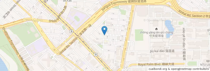 Mapa de ubicacion de 川西堂複方小麵 en Taiwan, 新北市, Taipei.
