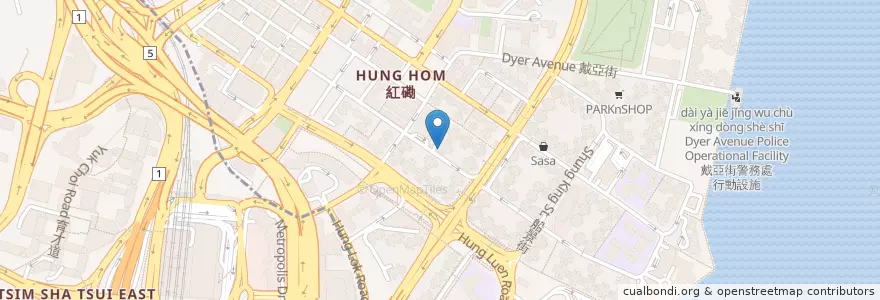 Mapa de ubicacion de Tsui Wah en چین, گوانگ‌دونگ, هنگ‌کنگ, کاولون, 新界 New Territories, 九龍城區 Kowloon City District.