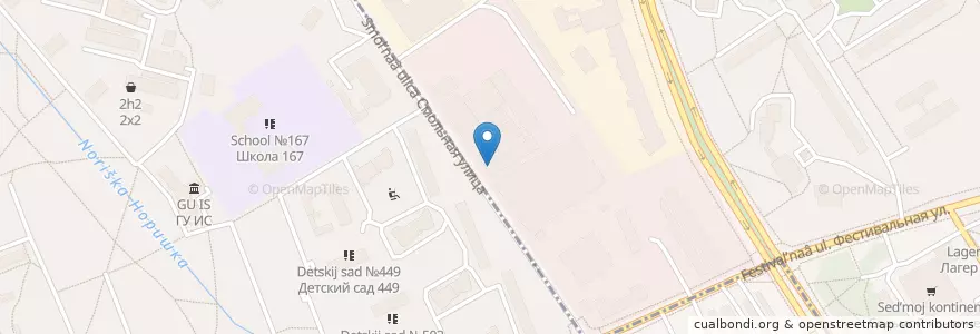 Mapa de ubicacion de Донер Кинг en Russie, District Fédéral Central, Moscou, Северный Административный Округ, Район Левобережный.