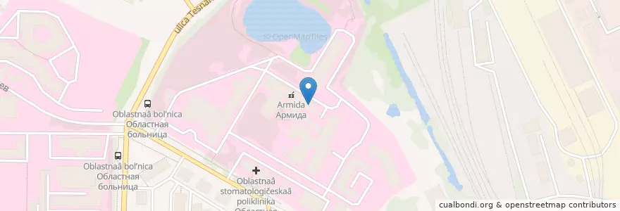 Mapa de ubicacion de Армида en Russia, Northwestern Federal District, Arkhangelsk Oblast, Primorsky District, Городской Округ Архангельск.