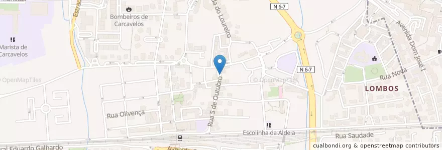 Mapa de ubicacion de Bpi en Португалия, Área Metropolitana De Lisboa, Лиссабон, Grande Lisboa, Cascais, Carcavelos E Parede.