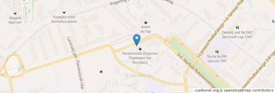 Mapa de ubicacion de Фармадар en Rusland, Centraal Federaal District, Moskou, Восточный Административный Округ, Район Богородское.