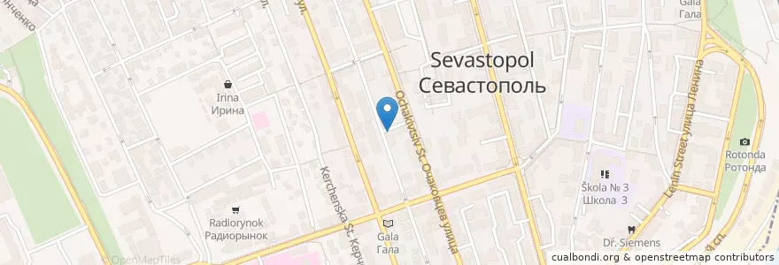 Mapa de ubicacion de Великий Комбинатор en Russia, South Federal District, Sevastopol, Sevastopol, Ленинский Район, Ленинский Округ.