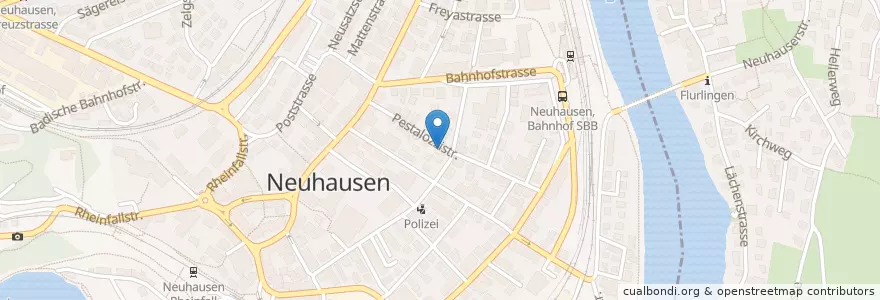 Mapa de ubicacion de Edelweiss en Schweiz/Suisse/Svizzera/Svizra, Zürich, Bezirk Andelfingen.