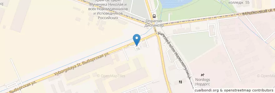 Mapa de ubicacion de Газпромнефть en Россия, Центральный Федеральный Округ, Москва, Северный Административный Округ, Войковский Район.