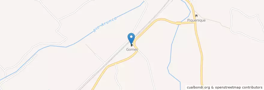 Mapa de ubicacion de Gomes en ポルトガル, Centro, Leiria, Pinhal Litoral, Pombal, Pombal.