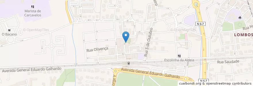 Mapa de ubicacion de Bic en Portogallo, Área Metropolitana De Lisboa, Lisbona, Grande Lisboa, Cascais, Carcavelos E Parede.