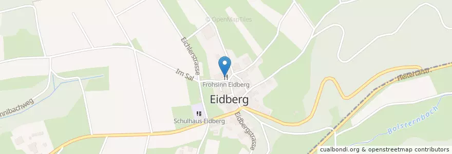 Mapa de ubicacion de Frohsinn Eidberg en Schweiz/Suisse/Svizzera/Svizra, Zürich, Bezirk Winterthur, Winterthur.