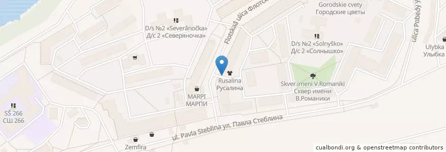 Mapa de ubicacion de Качели en Rusland, Северо-Западный Федеральный Округ, Мурманская Область, Зато Александровск.