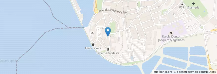 Mapa de ubicacion de Vila Adentro en Portugal, Algarve, Algarve, Faro, Faro, Faro.