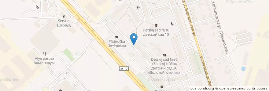 Mapa de ubicacion de ЦПМСС en Rusia, Distrito Federal Central, Óblast De Moscú, Городской Округ Солнечногорск.