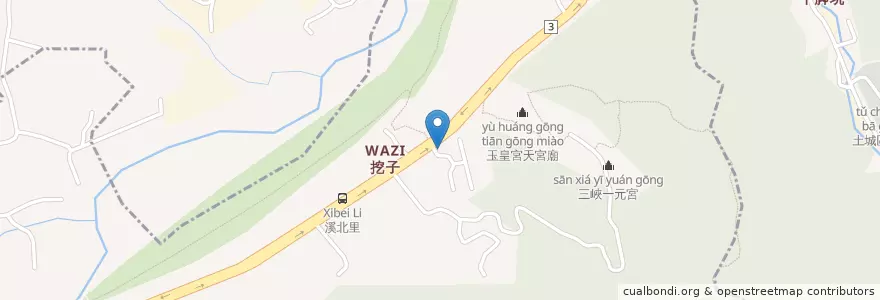 Mapa de ubicacion de 永安宮 en Tayvan, 新北市.