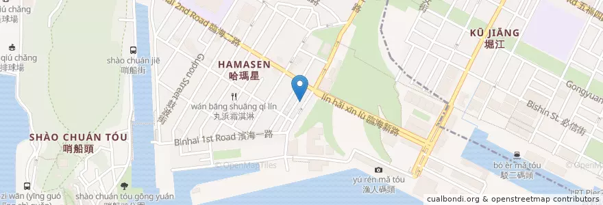Mapa de ubicacion de 好市集手作料理 en 臺灣, 高雄市, 鼓山區.