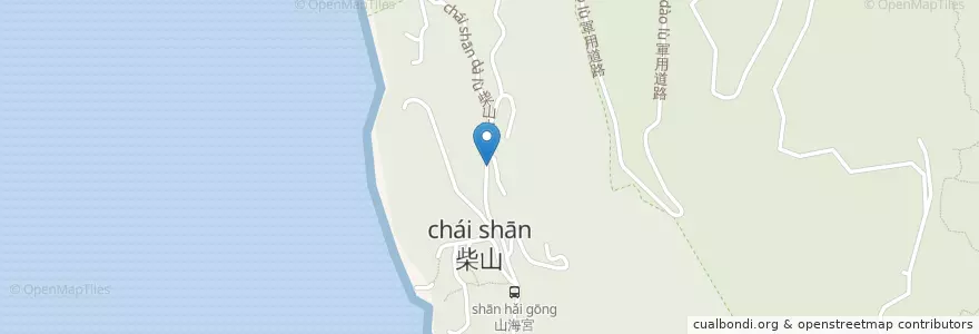 Mapa de ubicacion de 老爹小館 en Taïwan, Kaohsiung, 鼓山區.