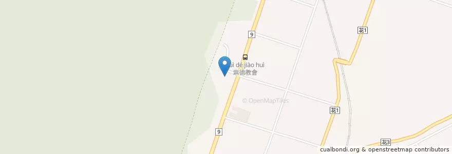 Mapa de ubicacion de 達基力咖啡屋 en Taiwan, 臺灣省, 花蓮縣, 秀林鄉.
