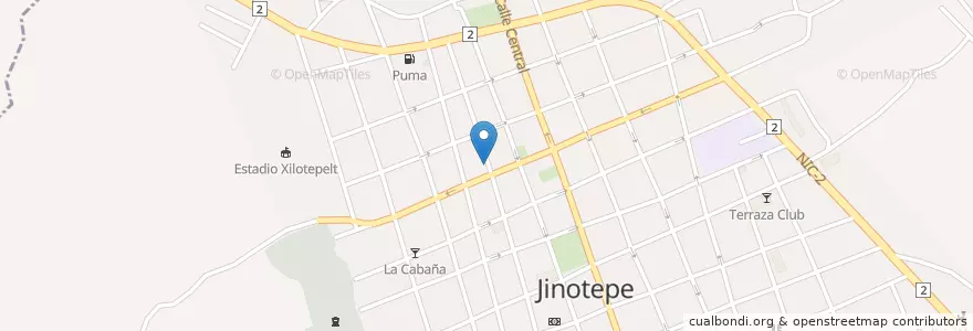 Mapa de ubicacion de Quesillos doña Julia en Nicaragua, Carazo, Jinotepe (Municipio).