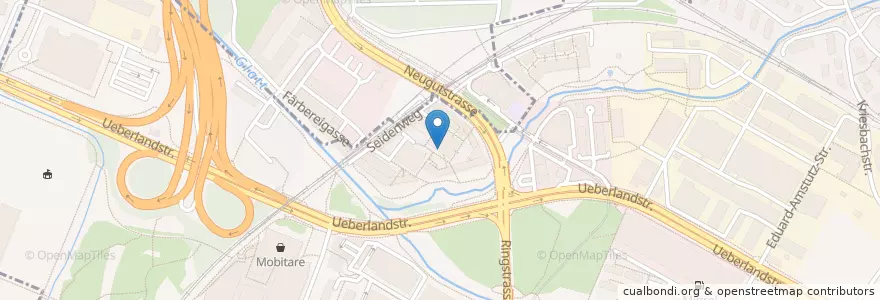 Mapa de ubicacion de Raumschiff en Schweiz/Suisse/Svizzera/Svizra, Zürich, Bezirk Uster, Dübendorf.