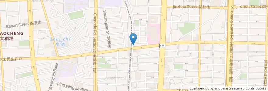 Mapa de ubicacion de 老董牛肉麵 en Taiwan, New Taipei, Taipei.