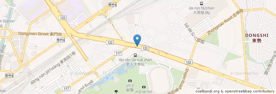Mapa de ubicacion de yuppie en Taïwan, Province De Taïwan, Hsinchu, 東區.