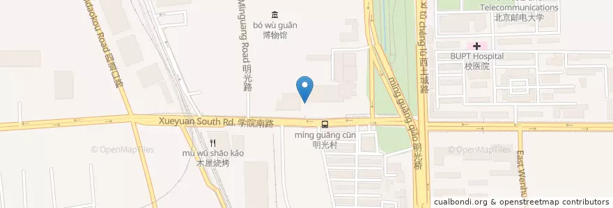 Mapa de ubicacion de 康又健大药房 en China, Pekín, Hebei, 海淀区.