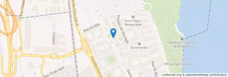 Mapa de ubicacion de Hospital Veterinário Vasco da Gama en پرتغال, Lisboa, Área Metropolitana De Lisboa, Grande Lisboa, لیسبون, Loures, Parque Das Nações.