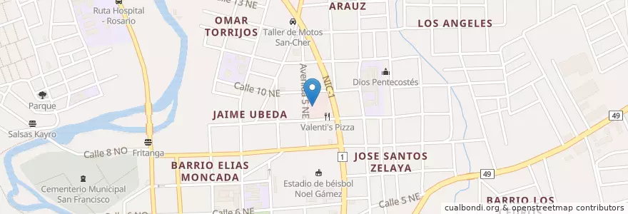 Mapa de ubicacion de Cine Siglo Nuevo en Nicaragua, Estelí, Estelí (Municipio), Estelí.