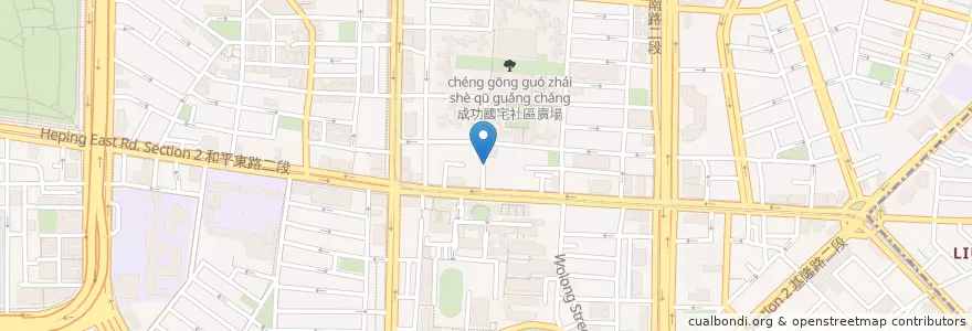 Mapa de ubicacion de 越南牛肉河粉 en Tayvan, 新北市, Taipei, 大安區.