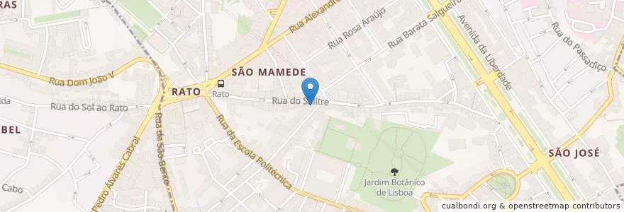 Mapa de ubicacion de KOB en پرتغال, Área Metropolitana De Lisboa, Lisboa, Grande Lisboa, لیسبون, Santo António.