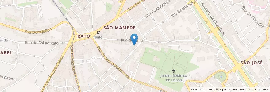 Mapa de ubicacion de Delfim en Portugal, Área Metropolitana De Lisboa, Lissabon, Grande Lisboa, Lissabon, Santo António.