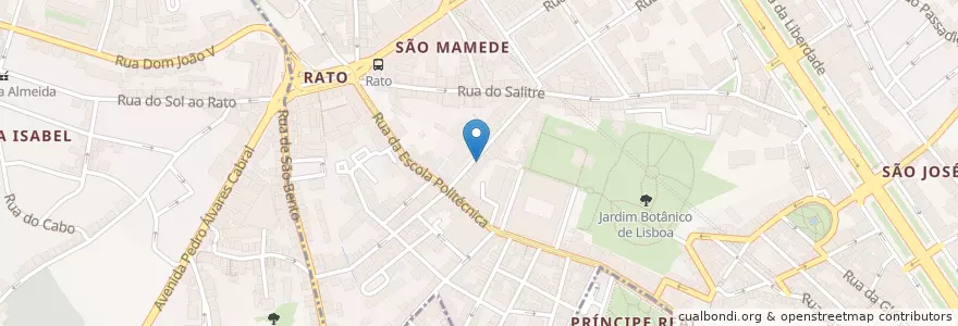 Mapa de ubicacion de Casa Lira de Ouro en ポルトガル, Área Metropolitana De Lisboa, Lisboa, Grande Lisboa, リスボン.