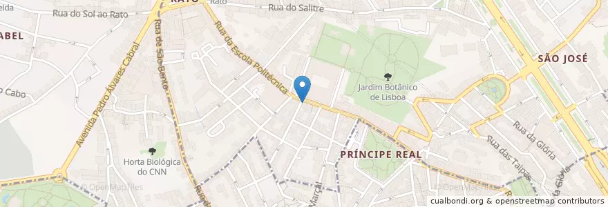 Mapa de ubicacion de Confeitaria Cister en 포르투갈, Área Metropolitana De Lisboa, Lisboa, Grande Lisboa, 리스본.