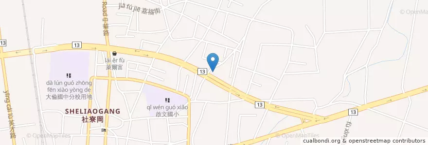 Mapa de ubicacion de 嘉盛郵局 en 臺灣, 臺灣省, 苗栗縣, 苗栗市.