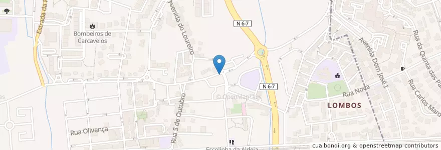 Mapa de ubicacion de Bankinter en 포르투갈, Área Metropolitana De Lisboa, Lisboa, Grande Lisboa, Cascais, Carcavelos E Parede.
