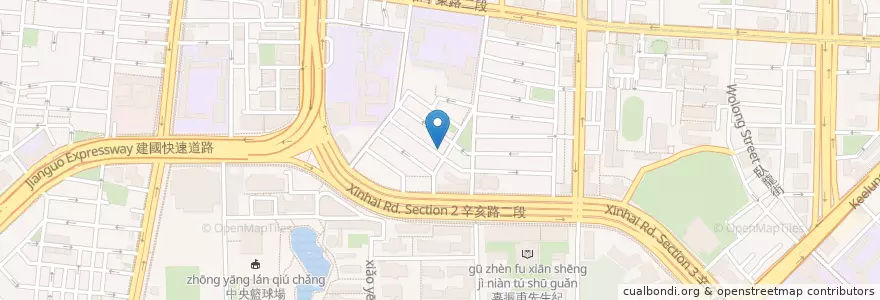 Mapa de ubicacion de Toh-A桌藏 en Тайвань, Новый Тайбэй, Тайбэй, Даань.