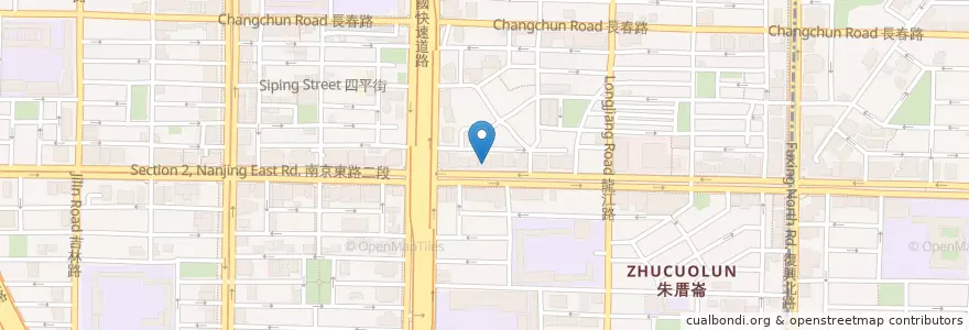 Mapa de ubicacion de 大台北牙醫 en Taiwan, Nuova Taipei, Taipei, Distretto Di Zhongshan.