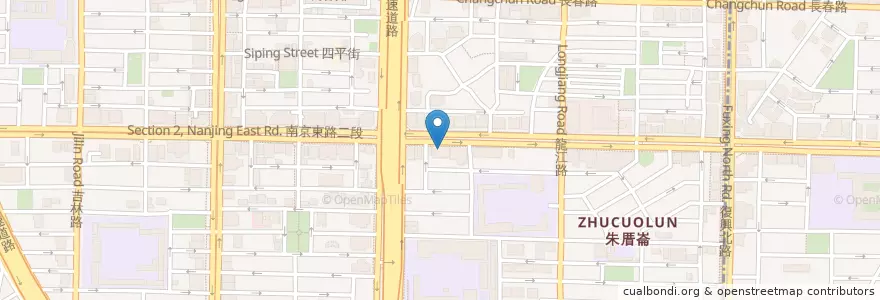 Mapa de ubicacion de 海壽司 en Tayvan, 新北市, Taipei, 中山區.