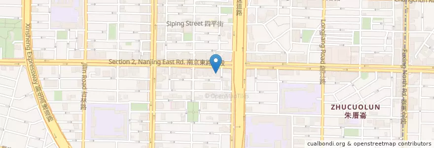 Mapa de ubicacion de 羅浮宮宴會館 en Taïwan, Nouveau Taipei, Taipei, District De Zhongshan.