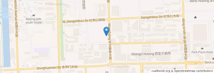 Mapa de ubicacion de Yibao Quanxin Pharmacy en الصين, بكين, خبي, 东城区.