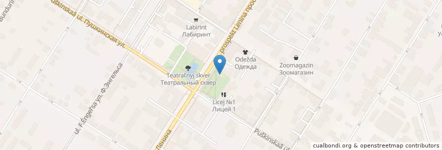 Mapa de ubicacion de Лукоморье en Rusia, Центральный Федеральный Округ, Тульская Область, Городской Округ Тула.