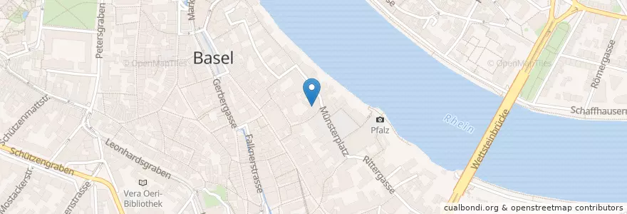 Mapa de ubicacion de Museumsbistro en Schweiz/Suisse/Svizzera/Svizra, Basel-Stadt, Basel.