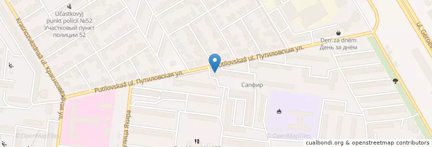 Mapa de ubicacion de Отделение связи №394062 en Russie, District Fédéral Central, Oblast De Voronej, Городской Округ Воронеж.