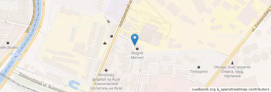 Mapa de ubicacion de Витафарм en Rusya Federasyonu, Центральный Федеральный Округ, Москва, Юго-Восточный Административный Округ.