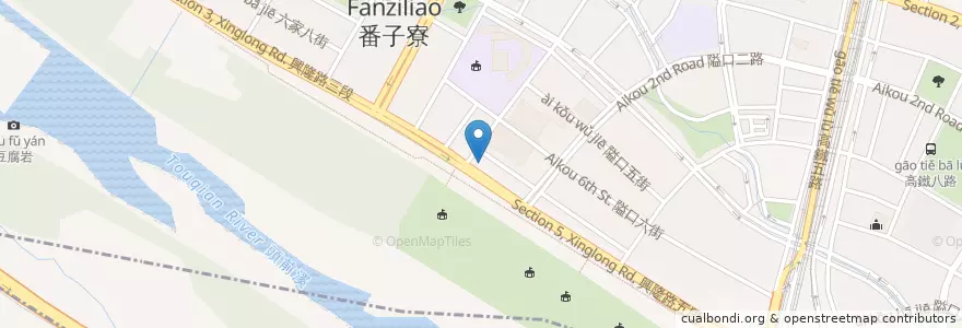 Mapa de ubicacion de 粥仔魚 (高鐵店) en 타이완, 타이완성, 신주 현, 주베이 시.