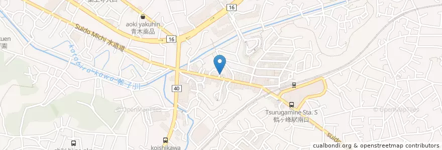 Mapa de ubicacion de 和風料理　南房 en Japonya, 神奈川県, 横浜市, 旭区.